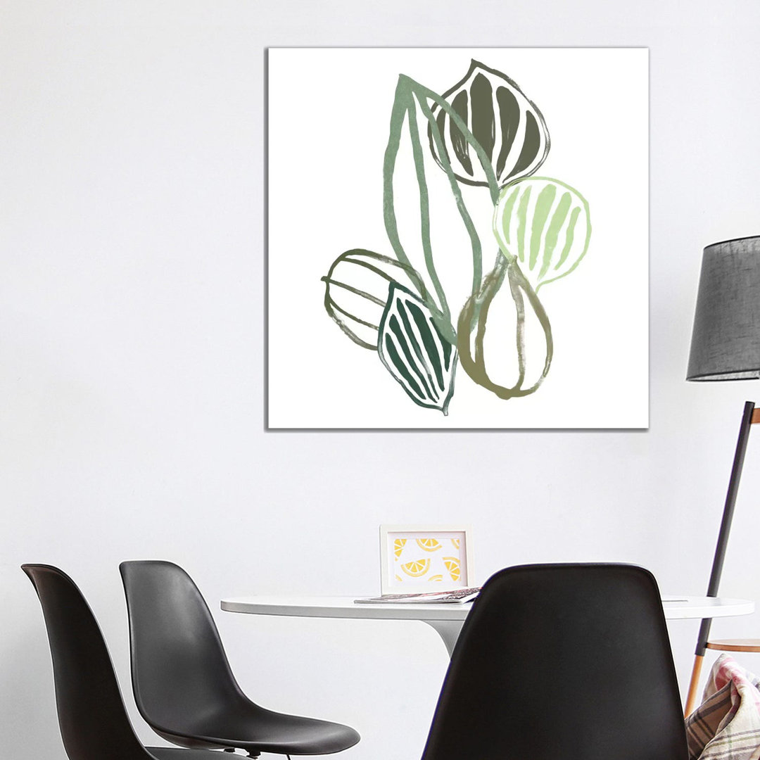 Botanical Interim II by June Erica Vess - Wrapped Canvas Painting