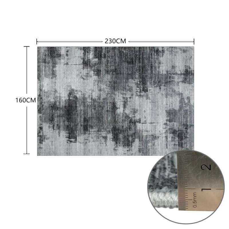 Synthetic Machine Tufted 230cm X 160cm Area Rug