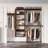 John Louis Home Deluxe 96" W Closet System Walk-In Set