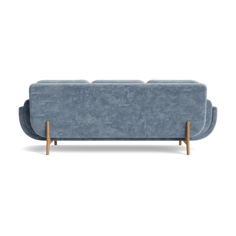 Regatta 100 Sofa, Vintage Chenille - Smoky Blue, Natural