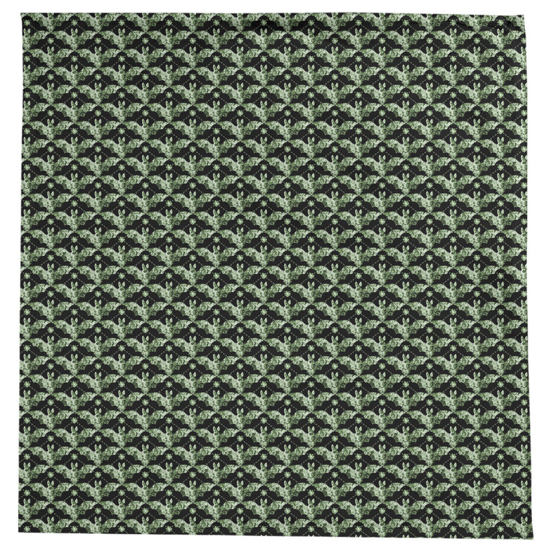 Nappe à motif à roussettes Leffel, Vert