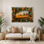 «Farm Farm», art mural en métal brun-1499435842