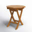 Table d'appoint en bois massif Anuu