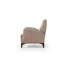 Fauteuil à oreilles élégant, couleur fauve, 30,7 po x 34,3 po x 30,7 po | Structure en bois de hêtre et en carton, tissu 100% polyester | Comprend 2 coussins, coussins fixes, nettoyage à sec | Parfait pour les décors hôteliers, industriels et scand