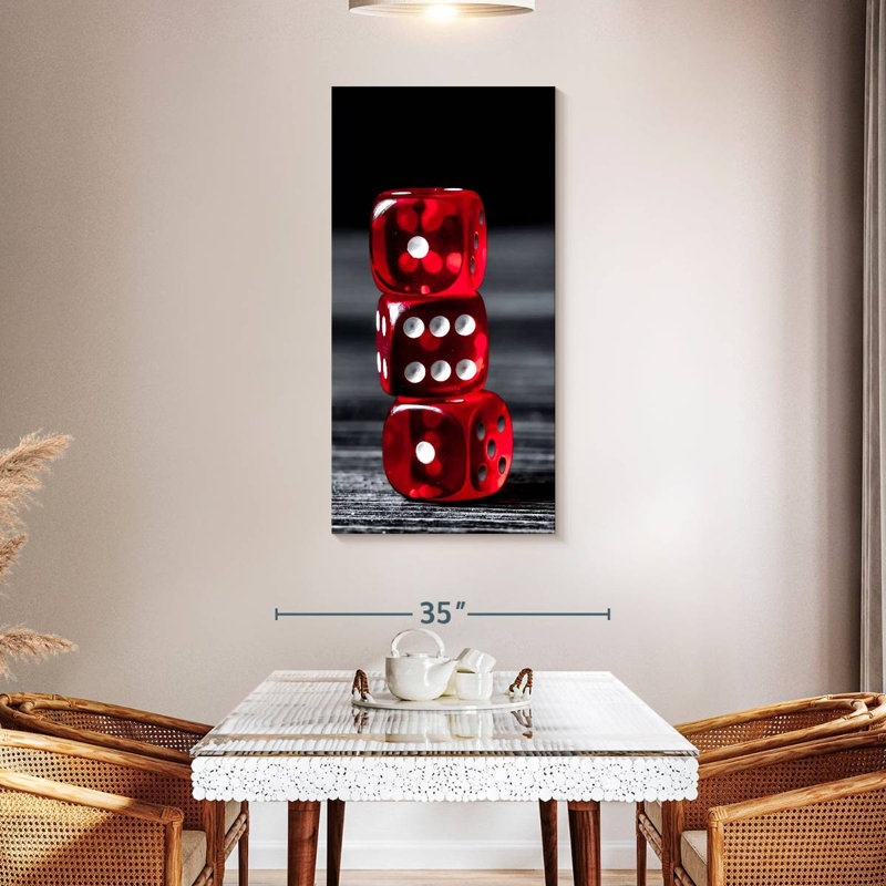 Dice, 48" H x 24" W