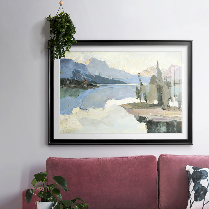Blue Majestic, impression sur papier encadrée, H 15 po x l 21 po x P 1,5 po, Noir