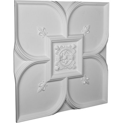 Carreau de plafond l 31 1/2 po x H 31 1/2 po x P 2 3/8 po