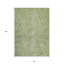 Tapis d'intérieur et d'extérieur lavable abstrait 8 pi x 10 pi vert et ivoire artichaut