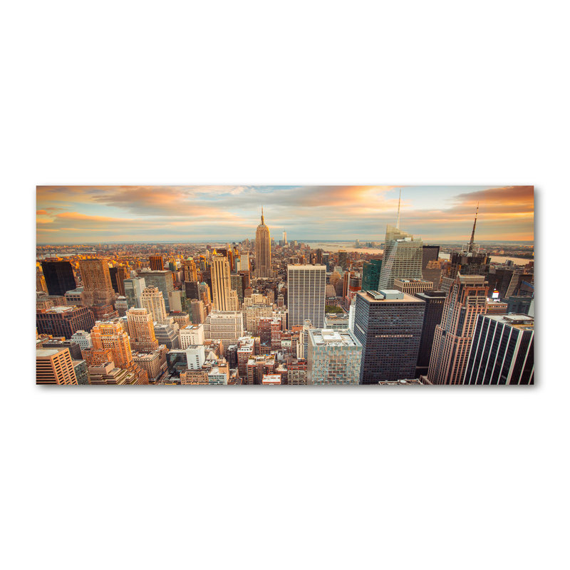 New York Bird Flight - Print, Canvas, 70cm H x 140cm W x 2cm D