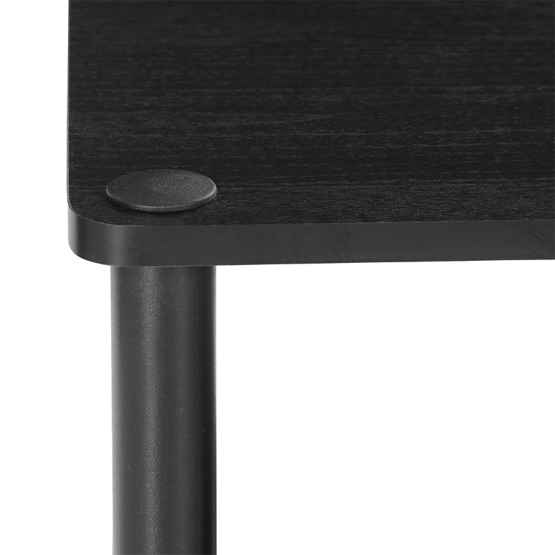 Caylee 57.9cm H x 34cm W Etagere Bookcase, Americano/Black