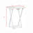 Rectangle Folding Portable  Snack Serving Tray Table, 2 Piece Set-105862437