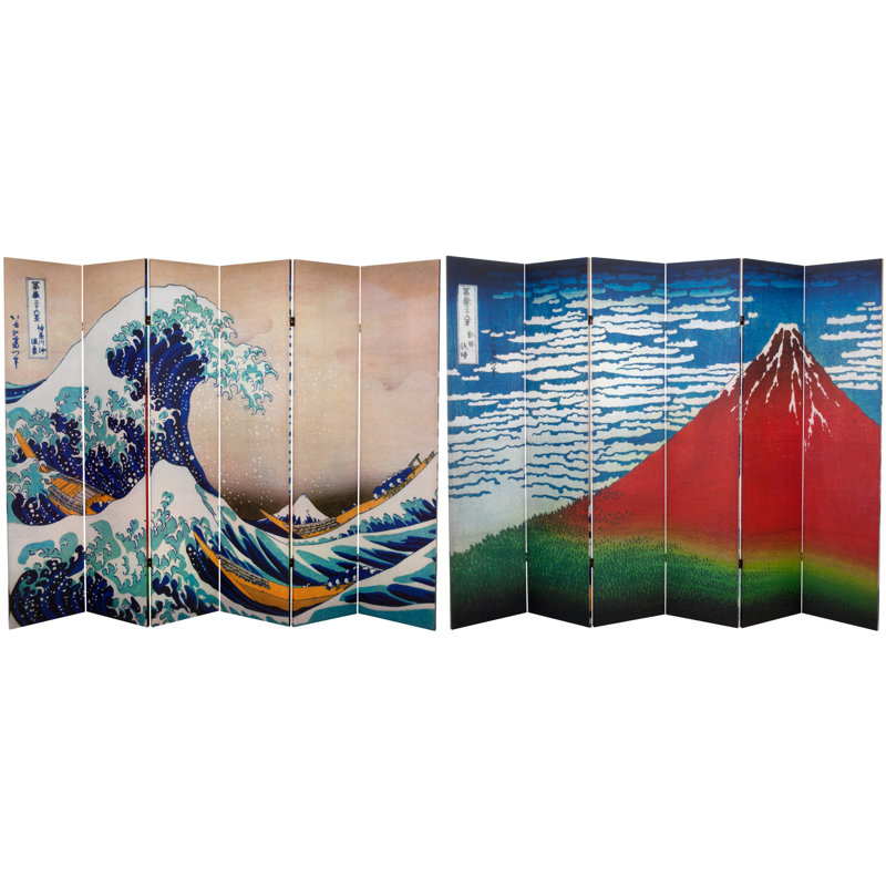 Écran d'art pliant The Great Wave Off Kanagawa