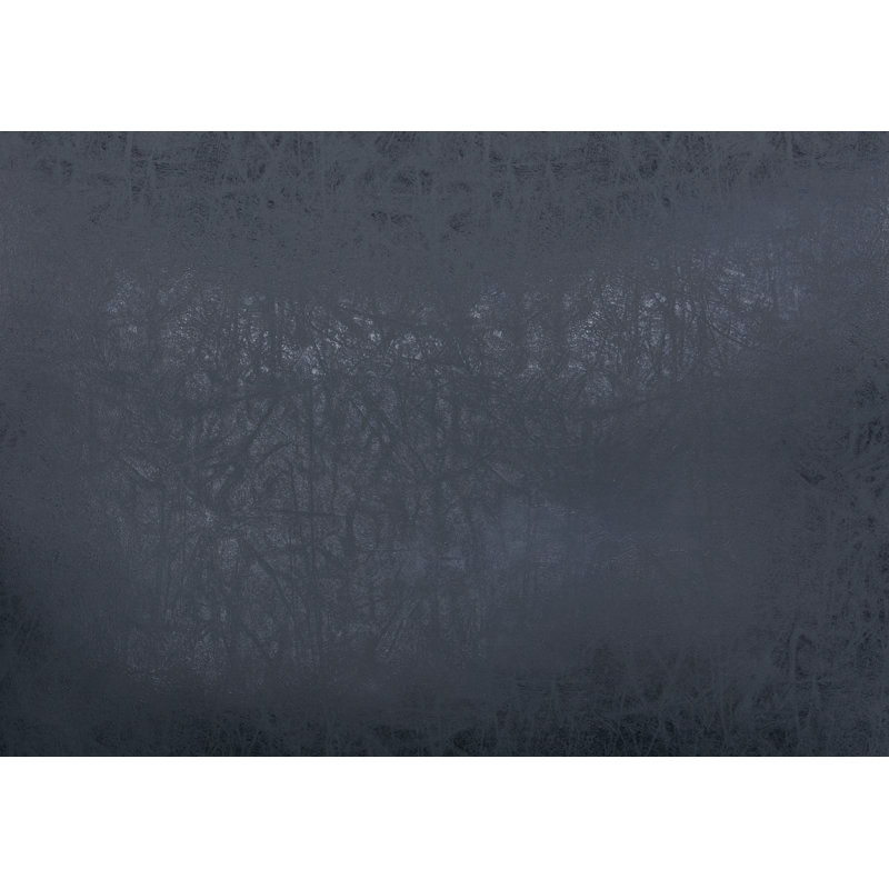 Jordy 54.5'' Faux Leather Loveseat, Black