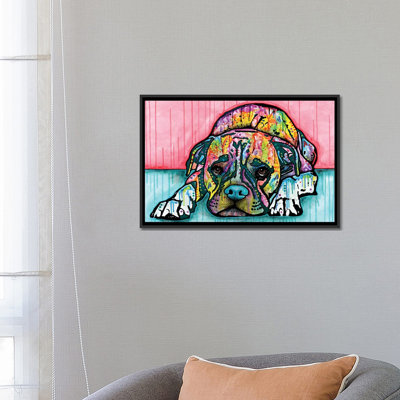 «Lying Boxer», impression sur toile tendue
