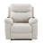 Chriki Beige Polished Microfiber Power Motion Recliner With Lift-1421060439