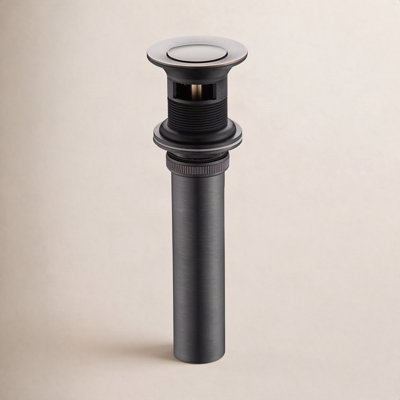 Pop-Up Bathroom Sink Drain with Overflow