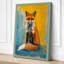 Contemplative Fox Modern - Wrapped Canvas-1597359322-1597359334
