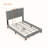 Brisha Upholstered Platform Bed-610265095-610265093