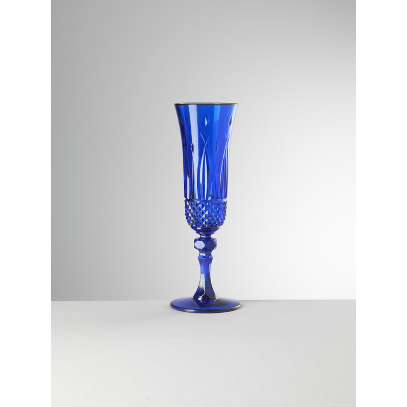 Italia 6oz. Flute Set, Blue