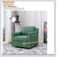 Fauteuil pivotant en tissu de coton doux pour la peau et ergonomique-1324095999