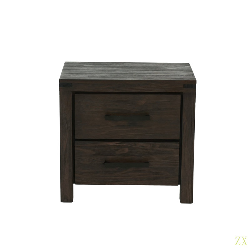 Table de chevet 2 tiroirs