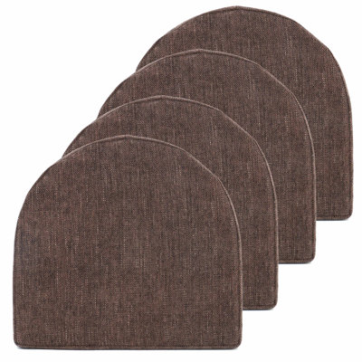 Indoor High Density Memory Foam Chair Pads With Ties