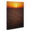 Sunset Over A Salt Lake In Iran In Abstract - Wrapped Canvas Print-55341602