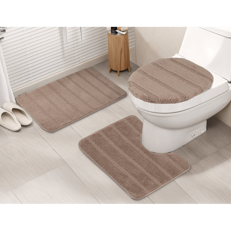 Lesage Non-Slip Bath Rug, Taupe