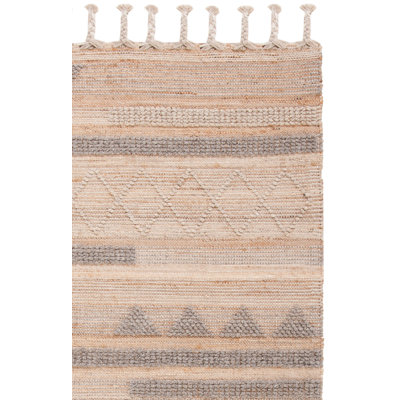 Dalke Southwestern Handmade Flatweave Natural/Beige/Gray Area Rug