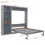 Lit escamotable mural avec tablettes Murphy-112674746