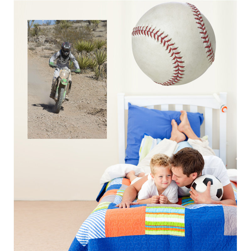 Sports Non-Wall Damaging Wall Decal, 40" H x 60" W
