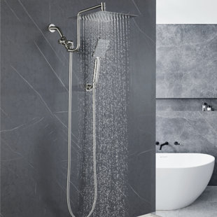Multi Function Adjustable And Dual Shower Head with Handheld Combo