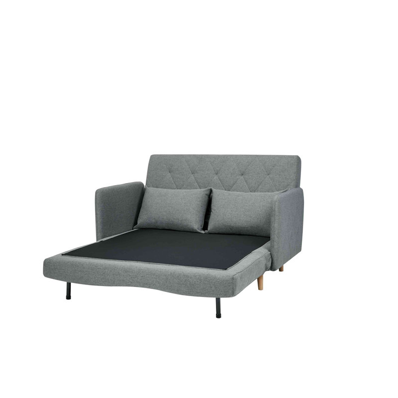 Tyrese 132Cm Round Arms Sofa Bed