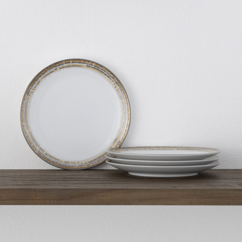 Noritake Raylan Set of 4 Bread & Butter/Appetizer Plates, 6.25"