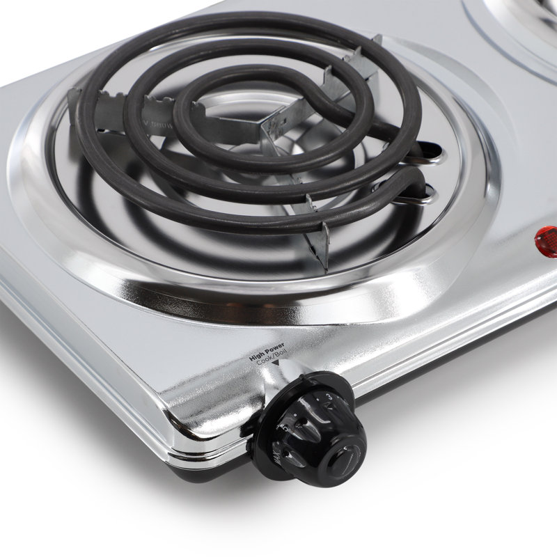 Cuisinière électrique à double élément 1500 watts Better Chef