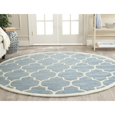 Carolene Hand Tufted Wool Geometric Rug