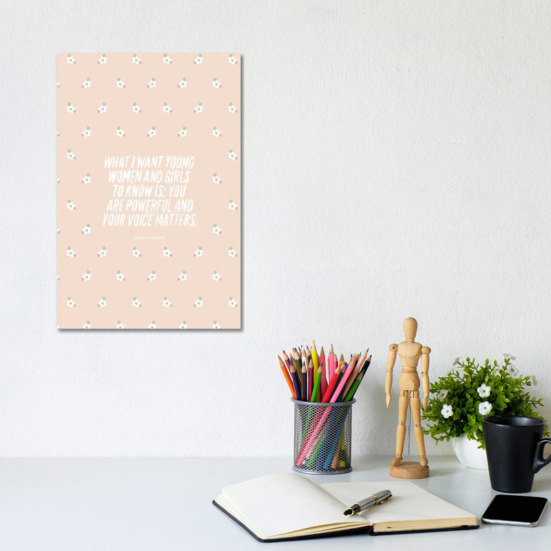 Your Voice Matters 1 Piece Wrapped Canvas Wall Art, 30.48cm H x 20.32cm W x 1.91cm D