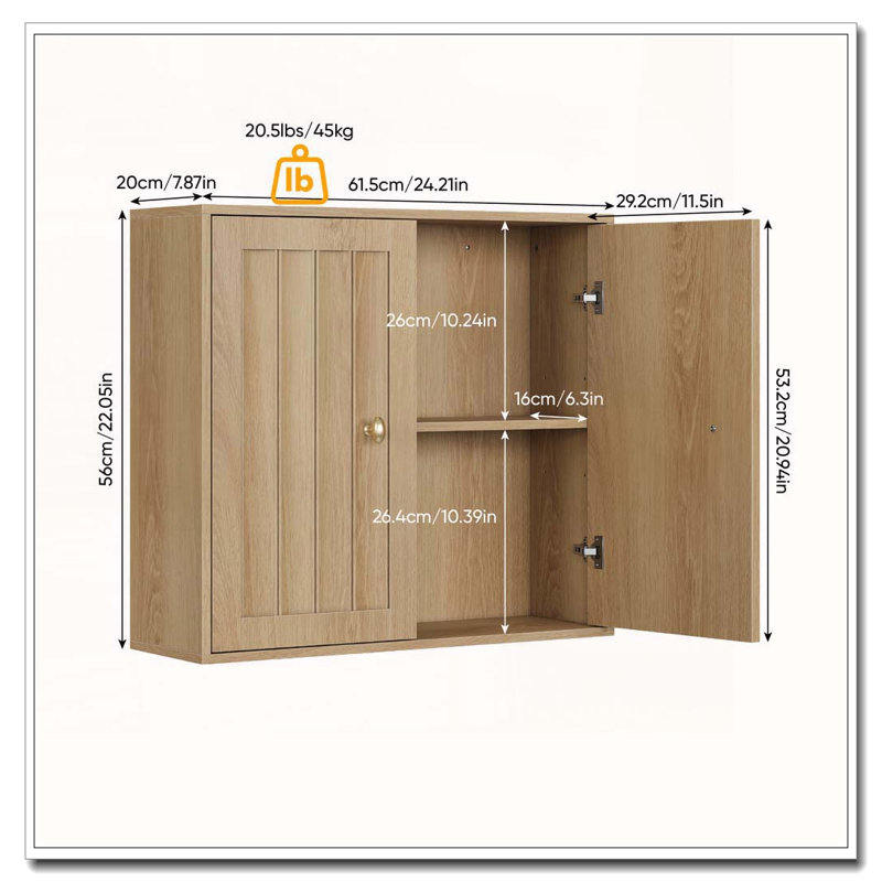 Wall-Mounted Bathroom Cabinet