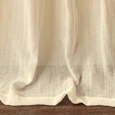 Solid Crushed Curtain Panel Pair(2 Pcs Window Panels)