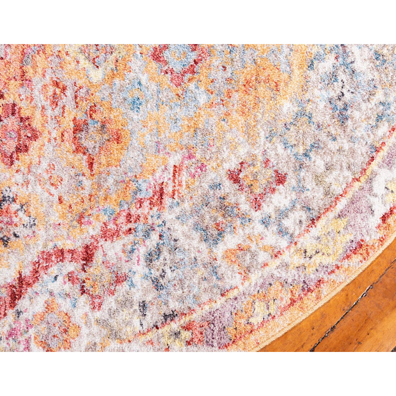 Kingston Oriental Indoor Rug, Round 6'