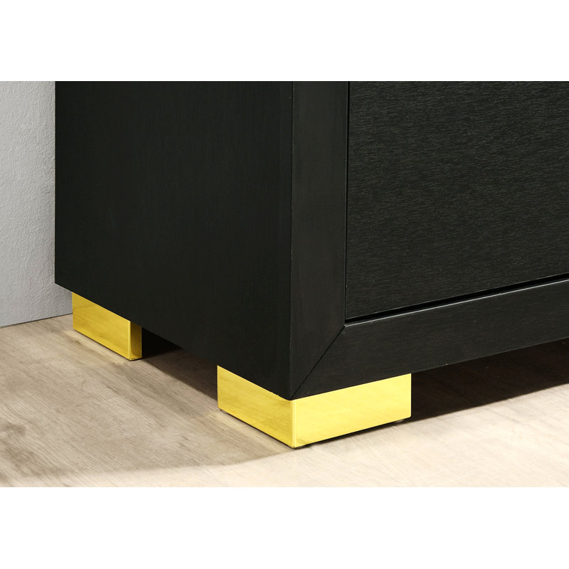 Table de chevet à 2 tiroirs pour la chambre à coucher
