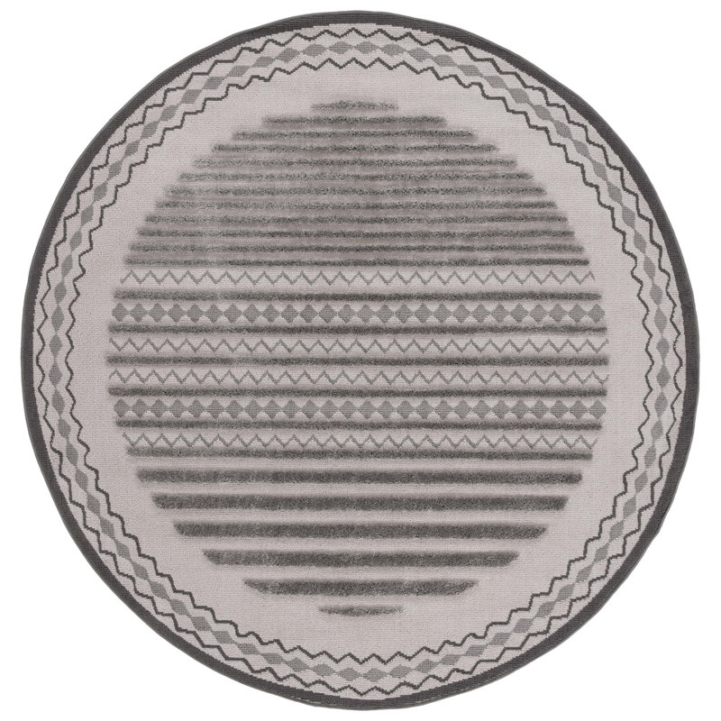 Urban Performance Geometric Rug, Round 6'7"