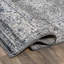 Tapis à motif tribal Barajas pour le salon, la chambre à coucher, la salle à manger et la cuisine, gris / ivoire-36835006