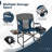 Folding Camping Directors Chair With Cooler Bag And Side Table