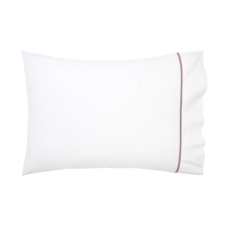 Athena Percale Pillow Case, Standard Pillowcase, Celeste