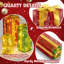  3pcs Lighted Nestable Gift Boxes Christmas Decoration