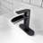 Single-Hole Single-handle Bathroom Faucet with Drain Assembly-61744975