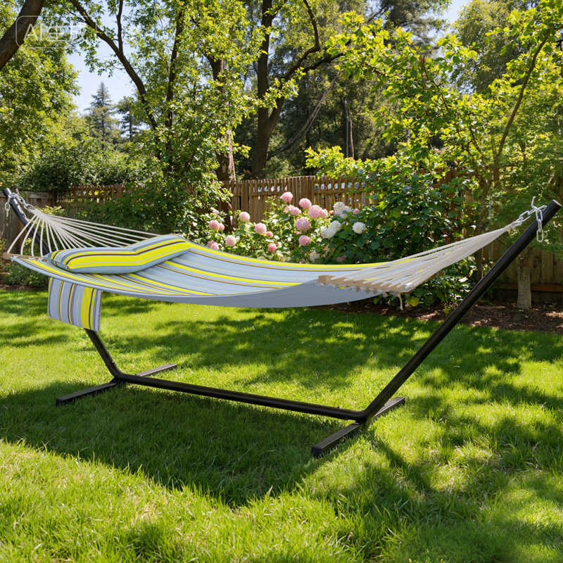 Hamac classique, Rayures vert