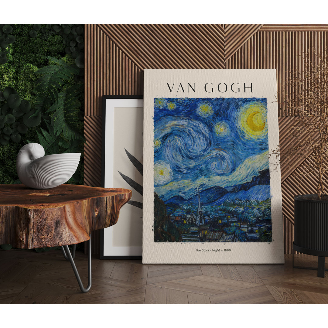 Art Portrait  - Gogh - Sternennacht Als Leinwandbild Art_0820