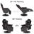 Inbox Zero Reclining Ergonomic Swiveling PC & Racing Game Chair with Footrest-1158462534